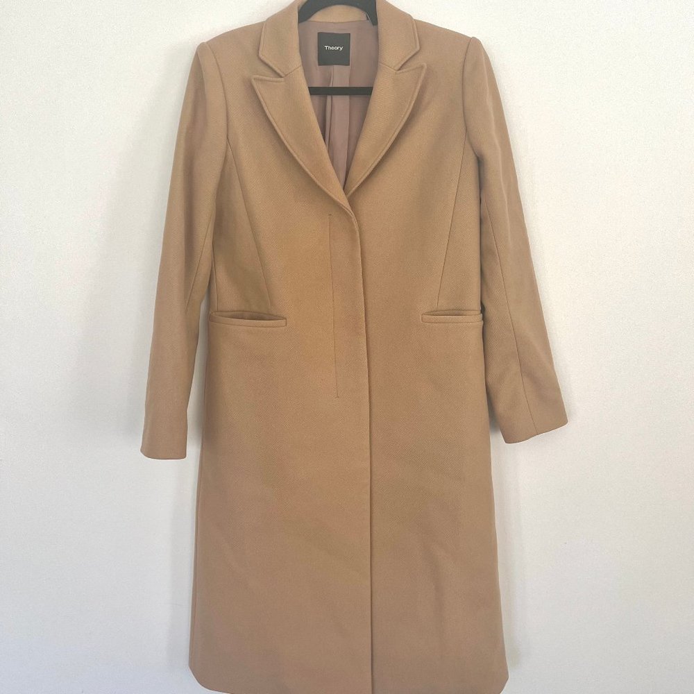 Theory Camel Wool Coat  (discontinued)